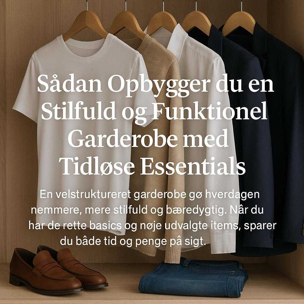 Sådan Opbygger du en Stilfuld og Funktionel Garderobe med Tidløse Essentials